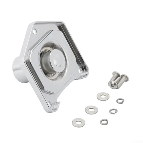 Motorrad-Magnetabdeckung mit Direktaktivierungs-Druckknopf-Mechanismus (Silber) von HomeVortex