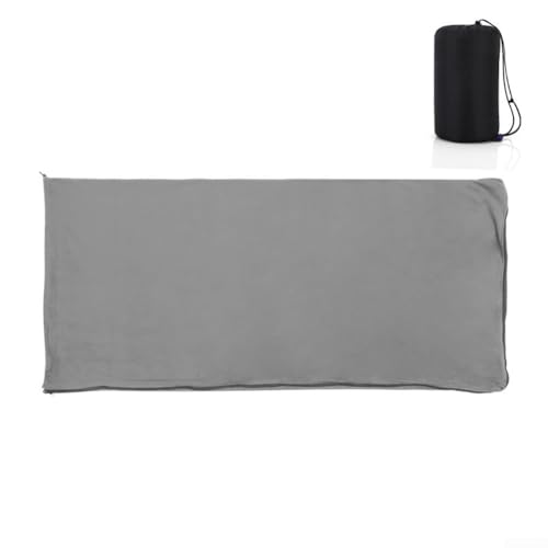 Outdoor-Camping-Schlafsäcke mit Fleece-Innenfutter, für Wandern und Rucksackreisen, Komfort (grau) von HomeVortex
