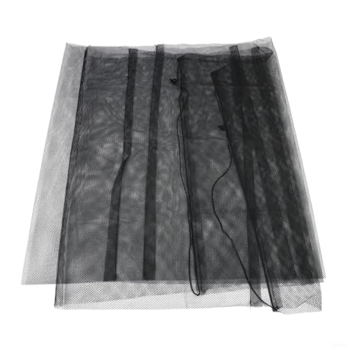Pflanztunnel, 3 Meter Micromesh für ganzjährige Nutzung im Garten und Wachstumsunterstützung (schwarzes Netz) von HomeVortex