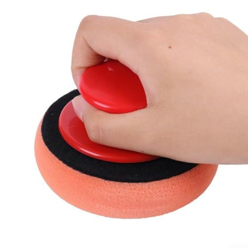 Polierschwamm-Set, Autowasch-Applikator mit ergonomischem Griff für einfache Anwendung (6 Stück/Set) von HomeVortex