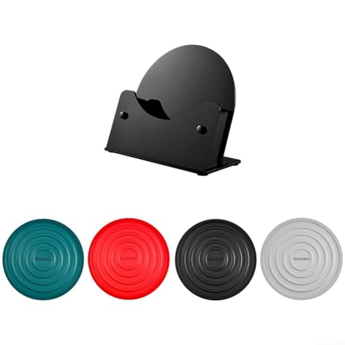 Rutschfeste, flexible Matten, Mehrzweck-Topflappen und Untersetzer für den täglichen Gebrauch (schwarzer Boden) von HomeVortex