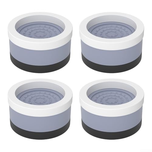 Rutschfeste Betterhöhungspads, die Stöße absorbieren und ein Verrutschen auf glatten Oberflächen verhindern (hellblau, 5,5 cm) von HomeVortex