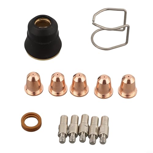 S25 S45 Plasmabrenner 13-teiliges Zubehör-Set mit PR0110 Elektrode, PD011608 Spitzen und Shield Cup PC0116 von HomeVortex