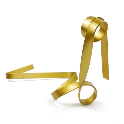 Schlankes Weinregal aus Metall mit schwebendem Design, verbessert die Ästhetik Ihres Zuhauses (Gold) von HomeVortex