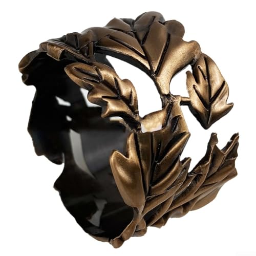 Serviettenringe mit antikem Bronze-Finish, perfekt geeignet für verschiedene Tischwäsche (Kupfer) von HomeVortex