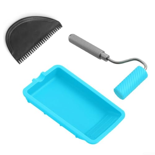 Silikon-Malwerkzeug-Set inklusive Rollpinsel und Tablett für eine bequeme Verwendung und einfache Wartung bei Malaufgaben Silikon-Malwerkzeug-Set inklusive Rollpinsel und Tablett für eine bequeme Verwendung und einfache Wartung bei Malaufgaben von HomeVortex