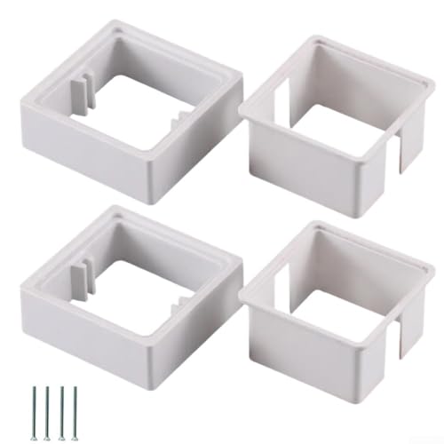 Steckdosenabstandshalter 2er Set für den sicheren Einbau in neue und bestehende Verkabelungssysteme (30 mm) von HomeVortex
