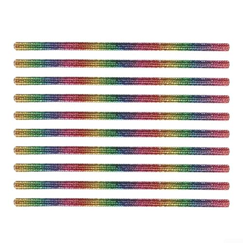 Strass-Luftauslass-Klemmen, 10-teiliges Set für Auto-Dekoration und persönliche Note (bunt) von HomeVortex