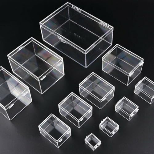 Transparente Aufbewahrungsbox für die Präsentation von Proben und Schmuckorganisation (E) von HomeVortex