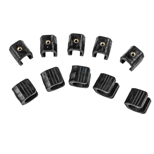 U-förmige Taschenlampen-Halter-Clips für Camping, Wandern und Angeln, 10 Stück von HomeVortex
