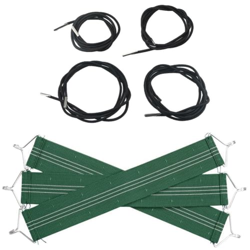 Umfassendes Seil-Ersatz-Set für Liegestuhl, sorgt für lange Lebensdauer (grünes Set) von HomeVortex