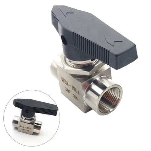 Vereinfachtes Flüssigkeitsmanagement. Das benutzerfreundliche Design dieser Edelstahl-Absperrventile mit Innengewinde verbessert die Benutzerfreundlichkeit (A) von HomeVortex