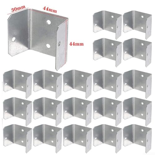 Verzinkte Clips für den Außenbereich, 20 Stück, für sichere Befestigung von Zäunen und Rankgittern, 44 Stück Verzinkte Clips für den Außenbereich, 20 Stück, für sichere Befestigung von Zäunen und Rankgittern, 44 Stück von HomeVortex