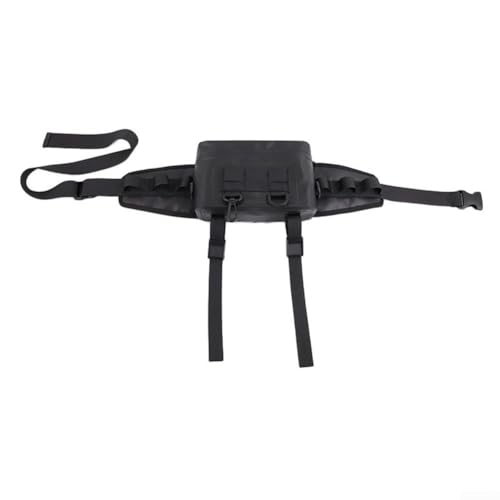 Wasserdichte Angel-Hüfttasche für TPU und Nylon-Gurtband, kompaktes Design mit mehreren Aufbewahrungsmöglichkeiten (schwarz) von HomeVortex