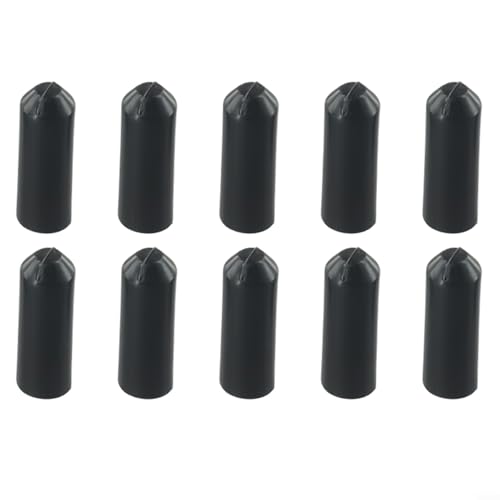 Wasserdichtes Schrumpfschlauchende, 10 Stück, für elektrischen Kabelschutz (13 × 40 mm) von HomeVortex