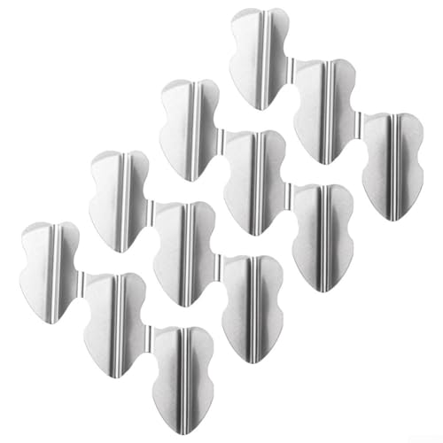Wave Taco-Halter aus Edelstahl 4er Set, ofenfest und spülmaschinengeeignet für den täglichen Gebrauch Wave Taco-Halter aus Edelstahl 4er Set, ofenfest und spülmaschinengeeignet für den täglichen Gebrauch von HomeVortex