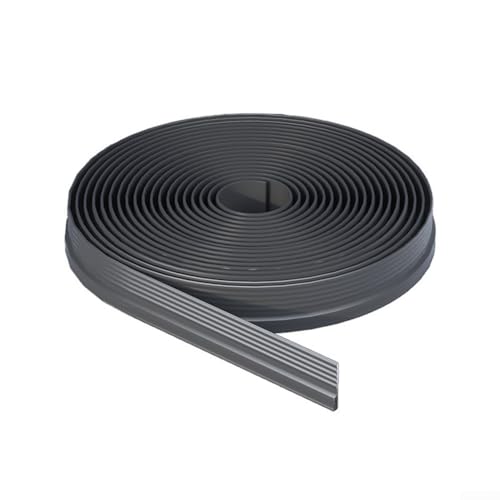 Winddichter Dichtungsstreifen für Türspalten, TPE-Material, 400 cm Länge für effektive Isolierung, Schwarz von HomeVortex