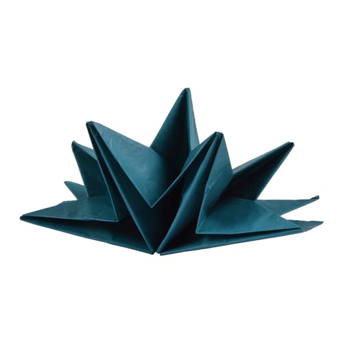 Homéa, 12 Servietten, vorgefaltet, 3-lagig, 40 x 60 cm, Smaragdgrün Homéa, 12 Servietten, vorgefaltet, 3-lagig, 40 x 60 cm, Smaragdgrün von Homéa