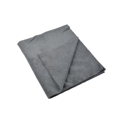 Homéa, Mikrofaser-Wischtuch, sehr saugfähig, Polyester, 240 g, 50 x 60 cm, Anthrazit von Homéa