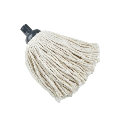 Homéa, Mop Baumwolle 190 g Fransen 22 cm Ecru von Homéa