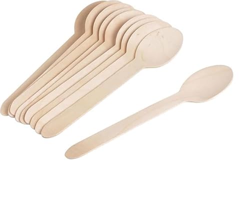 Homéa, Set mit 12 Löffeln aus Holz, Höhe 16 cm von Homéa