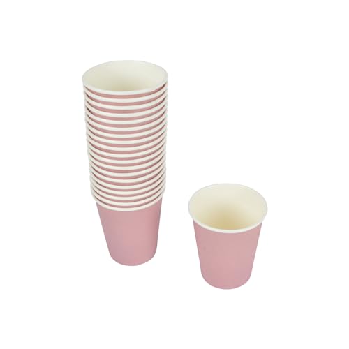 Homéa, Set mit 20 Vitaminbechern, Pappe, 23 cl, Blush von Homéa