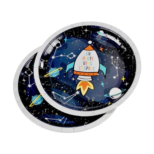 Homéa, Set mit 6 Papptellern, Durchmesser 23 cm Homéa, Set mit 6 Papptellern, Durchmesser 23 cm von Homéa