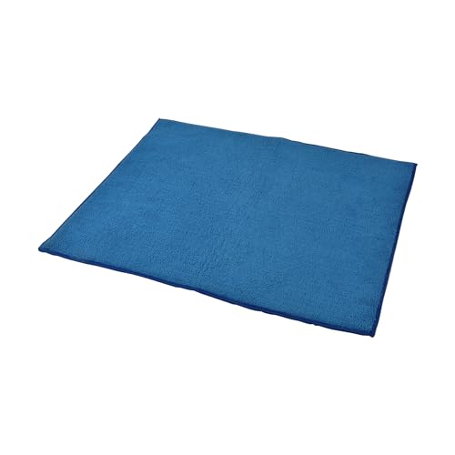 Homéa, Spülmatte, saugfähig, Polyester, 45 x 35 cm, Pfauenblau von Homéa