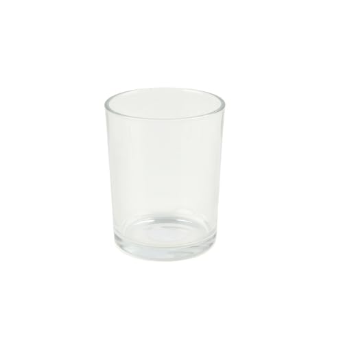 Homéa, Teelichthalter, Glas, transparent, Durchmesser 9,5 x Höhe 12,5 cm von Homéa