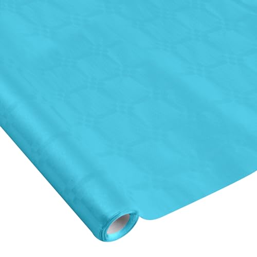 Homéa, Vitamin-Tischdecke aus Damast-Papier, 1,18 x 5 m, Blau von Homéa