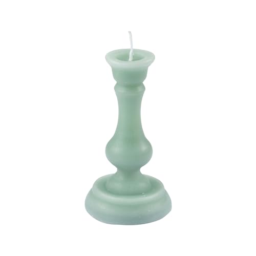 Kerze in Kerzenform, D7 x H13 cm, Farbe: Celadon von Homéa