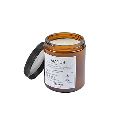 Kerze mit Deckel, Apotheker-Stil, Duft "Amour" Kerze mit Deckel, Apotheker-Stil, Duft "Amour" von Homéa
