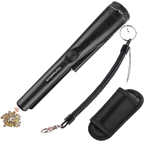 Tragbar Metallsuchgerät, Homealexa Metall Metalldetektor PinPointer IP66 Wasserdichter mit eingebautem LED Indicator/Alarm Licht/ 360° Scan/Holster für Goldmünze Hunt, Relikte, Schmuck Schwarz Tragbar Metallsuchgerät, Homealexa Metall Metalldetektor PinPointer IP66 Wasserdichter mit eingebautem LED Indicator/Alarm Licht/ 360° Scan/Holster für Goldmünze Hunt, Relikte, Schmuck Schwarz von Homealexa