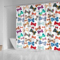 Hundeknochen Duschvorhang, Neues Zuhause Geschenke Badezimmerideen Bad Dusche Curatain von HomeandAutoShop