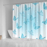 Schmetterlings-Duschvorhang, Badezimmer-Accessoires, Muttertagsgeschenke, Neues Zuhause, Bad-Dekoration von HomeandAutoShop
