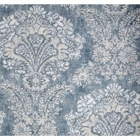 Taupe Valance Gefüttert Flach Valance Straight Blue Fenster Floral Blue Valances Kitchen von HomeandHome