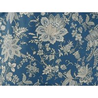 Voll Gefütterter Flach Valance Blau Blumen Blauer Tapferance Florale Fensteraufschläge Gefüttert Fenster Fensterbehandlung Dekorativer Aufwertung von HomeandHome