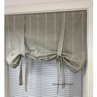 Vorhang Zum Binden. Streifen Valance. Indigo Blau Weißer Tapferance. Küchen Valance. Tie Up Valance Shade. Spa Schwarz Tannenwertigkeit von HomeandHome