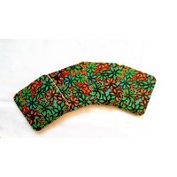 Bambus-Untersetzer-Set Grüner Bambus-Untersetzer-Druck, Verpackt | 10.5 cm X 10.5 cm von Homeandfashioncrafts
