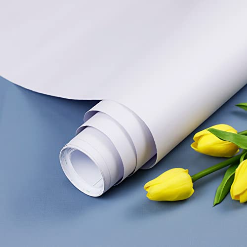 Homease Möbelfolie Weiß Matt Klebefolie Möbel Selbstklebende, PVC Selbstklebende Tapete, 3 x 0.4 M, Verdickt Wasserdicht Schneidbar Dekofolie für Küchen Schränken Wand Tischplatte Homease Möbelfolie Weiß Matt Klebefolie Möbel Selbstklebende, PVC Selbstklebende Tapete, 3 x 0.4 M, Verdickt Wasserdicht Schneidbar Dekofolie für Küchen Schränken Wand Tischplatte von Homease