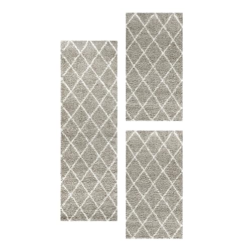 HomebyHome Bettumrandung Schlafzimmer 3 teilig Teppich Beige - Waschbarer Bettumrandung Teppich Läufer Set Extra Flauschig Bettvorleger Schlafzimmer Bettset:2 St. 80x150 cm | 1 St. 80x250 cm HomebyHome Bettumrandung Schlafzimmer 3 teilig Teppich Beige - Waschbarer Bettumrandung Teppich Läufer Set Extra Flauschig Bettvorleger Schlafzimmer Bettset:2 St. 80x150 cm | 1 St. 80x250 cm von HomebyHome