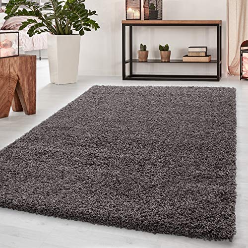 HomebyHome Shaggy Teppich Läufer Flur 80 x 150 cm - 50 mm Florhöhe Hochflor Wohnzimmerteppich Taupe Extra Weich und Flauschig - Bettvorleger Teppiche für Schlafzimmer - Waschbarer Küchenläufer HomebyHome Shaggy Teppich Läufer Flur 80 x 150 cm - 50 mm Florhöhe Hochflor Wohnzimmerteppich Taupe Extra Weich und Flauschig - Bettvorleger Teppiche für Schlafzimmer - Waschbarer Küchenläufer von HomebyHome