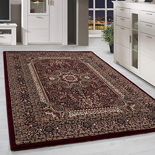 HomebyHome Vintage Orientalischer Teppich 240 x 340 cm - Kurzflor Rot für Wohnzimmer, Esszimmer, Flur und Schlafzimmer - Groß Mit Oeko-TEX - Carpet Living Room HomebyHome Vintage Orientalischer Teppich 240 x 340 cm - Kurzflor Rot für Wohnzimmer, Esszimmer, Flur und Schlafzimmer - Groß Mit Oeko-TEX - Carpet Living Room von HomebyHome