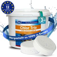 Azuro Chlortabletten 200g langsam löslich, Chlor Langzeit Tabletten Azuro Chlortabletten 200g langsam löslich, Chlor Langzeit Tabletten von Homecall