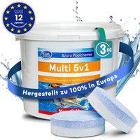 Azuro Chlortabletten 5 in 1 Chlor Multitabs 200g langsamlöslich für Pools Azuro Chlortabletten 5 in 1 Chlor Multitabs 200g langsamlöslich für Pools von Homecall