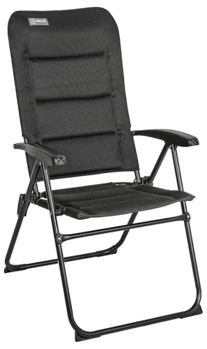 HOMECALL 3D Mesh Cover Recliner with Adjustable 5 Position Armrest Garden Chair Aluminium Caravan Folding Chair HOMECALL 3D Mesh Cover Recliner with Adjustable 5 Position Armrest Garden Chair Aluminium Caravan Folding Chair von Homecall
