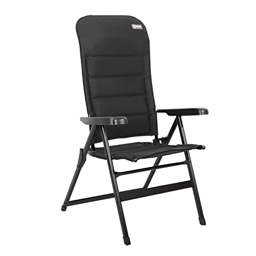 HOMECALL 3D Mesh Cover - XXL Oversize Recliner with 5 Adjustable Position Armrest Garden Chair Aluminium Caravan Folding Chair von Homecall