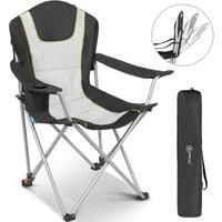 HOMECALL Campingstuhl Anglerstuhl Klappbar, Getränkehalter, 3 fach Verstellbare Rückenlehne von Homecall