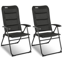 HOMECALL Gartenstuhl Hochlehner Campingstuhl Balkonstuhl, 3D-Mesh, 5-Fach Verstellbar, Bis 150 KG von Homecall