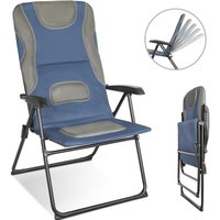 HOMECALL Gartenstuhl Hochlehner Campingstuhl Klappstühle, 5-Fach Verstellbar, 3D-Mesh, bis 150KG von Homecall